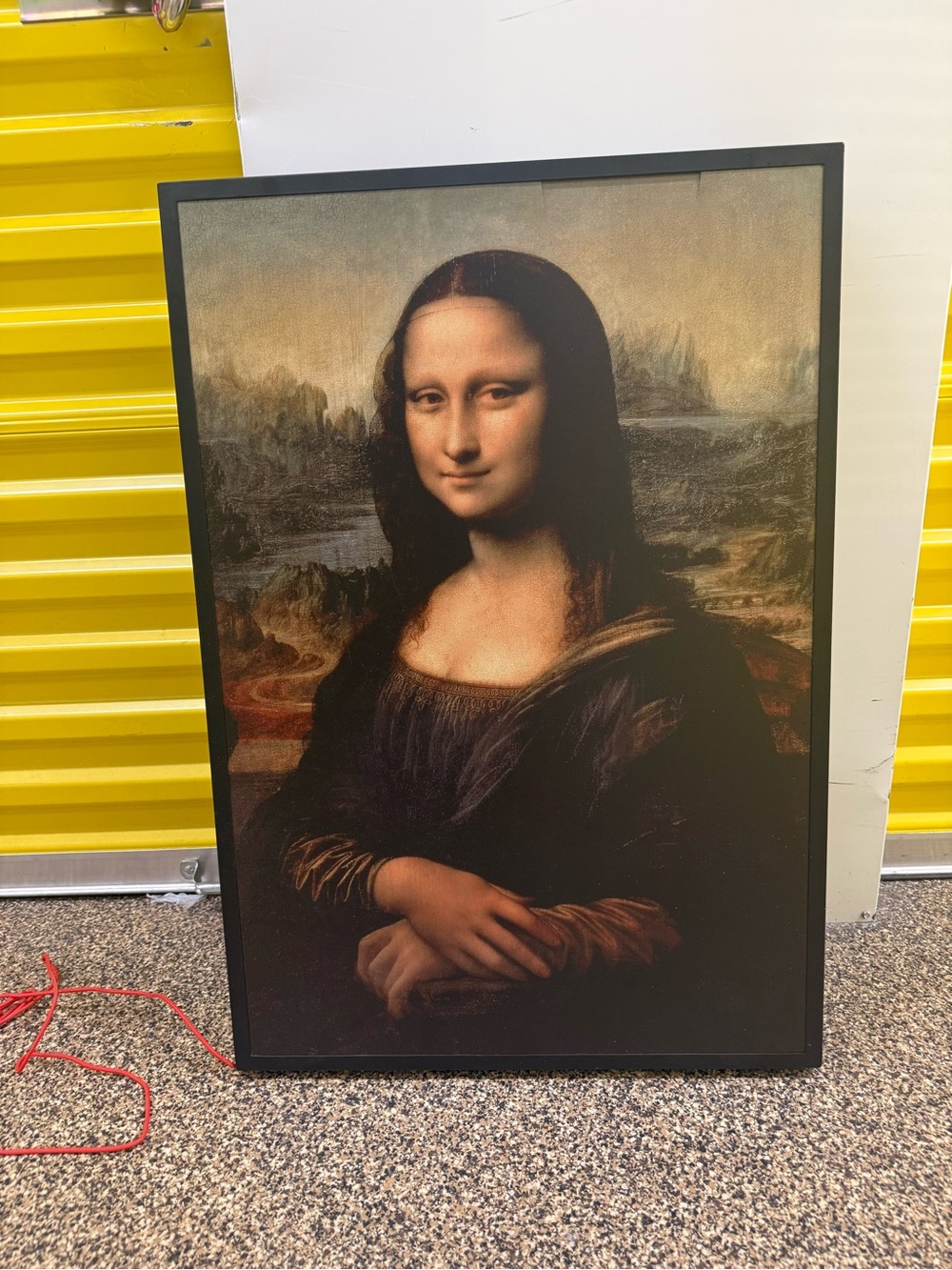 IKEA X Virgil Abloh Mona Lisa Illuminated Art